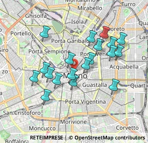 Mappa Via Silvio Pellico, 20121 Milano MI, Italia (1.64526)