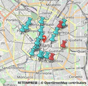 Mappa Via Tommaso Grossi, 20121 Milano MI, Italia (1.457)