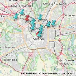 Mappa Via Tommaso Grossi, 20121 Milano MI, Italia (3.17417)