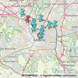 Mappa Via Silvio Pellico, 20121 Milano MI, Italia (2.86455)