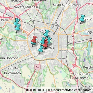 Mappa Via Tommaso Grossi, 20121 Milano MI, Italia (3.52231)