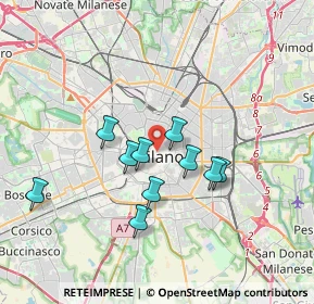 Mappa Via Silvio Pellico, 20121 Milano MI, Italia (3.53273)