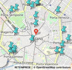 Mappa Via Silvio Pellico, 20121 Milano MI, Italia (1.426)