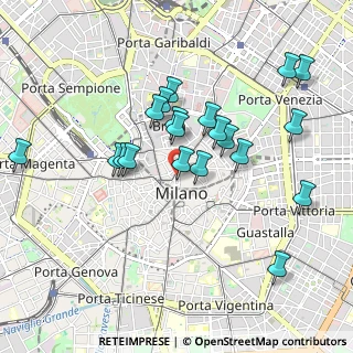 Mappa Via Tommaso Grossi, 20121 Milano MI, Italia (0.9005)