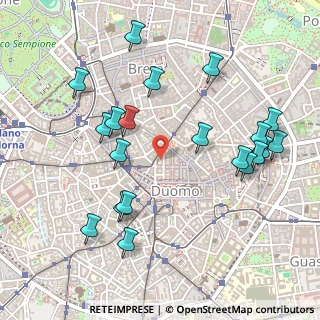 Mappa Via Tommaso Grossi, 20121 Milano MI, Italia (0.554)