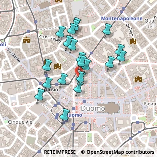 Mappa Via Silvio Pellico, 20121 Milano MI, Italia (0.217)