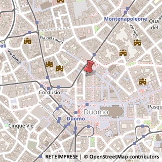Mappa Via Silvio Pellico, 12, 20121 Milano, Milano (Lombardia)