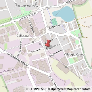 Mappa Via Montanara, 13, 20019 Settimo Milanese, Milano (Lombardia)