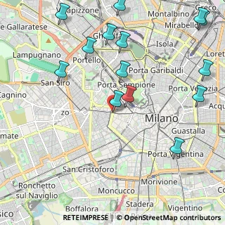 Mappa Corso Vercelli, 20123 Milano MI, Italia (2.66929)