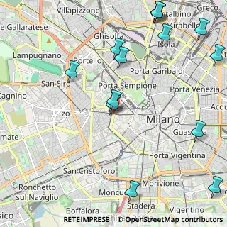 Mappa Corso Vercelli, 20123 Milano MI, Italia (2.696)