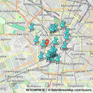 Mappa Corso Vercelli, 20123 Milano MI, Italia (1.37)