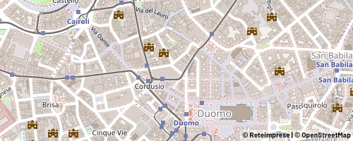Mappa Milano