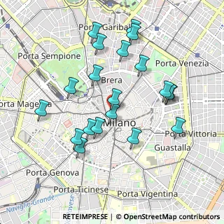 Mappa Via Santa Margherita, 20121 Milano MI, Italia (0.945)