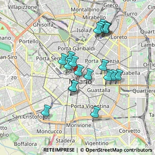 Mappa Via Santa Margherita, 20121 Milano MI, Italia (1.703)