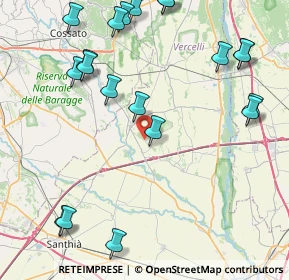 Mappa Via Vallone, 13040 Balocco VC, Italia (10.5835)