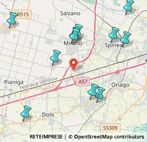 Mappa Via Salvo D'Acquisto, 30034 Mira VE, Italia (4.85182)