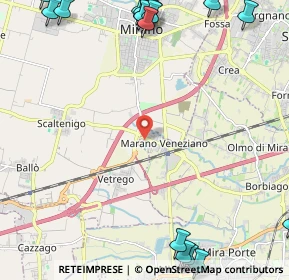 Mappa Via Salvo D'Acquisto, 30034 Mira VE, Italia (3.48722)