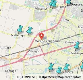 Mappa Via Salvo D'Acquisto, 30034 Mira VE, Italia (3.29364)