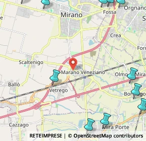 Mappa Via Salvo D'Acquisto, 30034 Mira VE, Italia (3.54182)