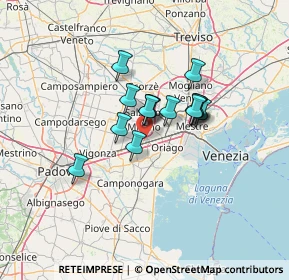 Mappa Via Salvo D'Acquisto, 30034 Mira VE, Italia (8.75733)