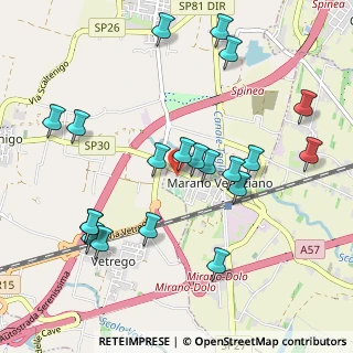 Mappa Via Salvo D'Acquisto, 30034 Mira VE, Italia (1.0885)