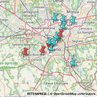 Mappa VIA CIMAROSA CO INGRESSO CORSO VERCELLI, 20123 Milano MI, Italia (5.94)