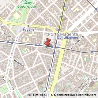 Mappa Corso Vercelli, 20144 Milano, Milano (Lombardia)