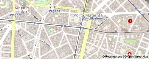 Mappa Milão