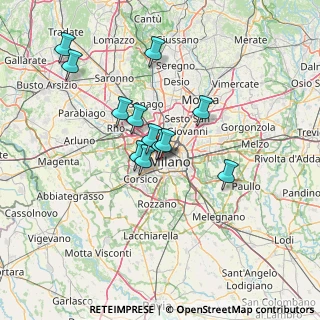 Mappa VIA CIMAROSA CO INGRESSO CORSO VERCELLI, 20123 Milano MI, Italia (11.36167)