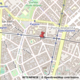 Mappa Largo Settimio Severo, 4, 20144 Milano, Milano (Lombardia)