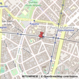 Mappa Corso Vercelli, 25, 20144 Milano, Milano (Lombardia)