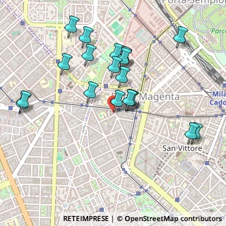 Mappa Via Angelo Mauri, 20144 Milano MI, Italia (0.487)