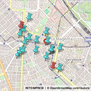 Mappa Via Angelo Mauri, 20144 Milano MI, Italia (0.461)