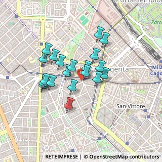 Mappa Via Mauri Angelo, 20144 Milano MI, Italia (0.3605)