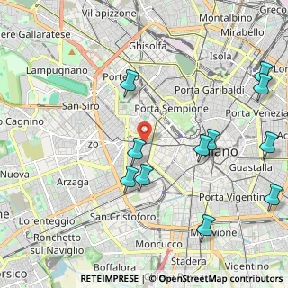 Mappa Via Mauri Angelo, 20144 Milano MI, Italia (2.50455)