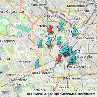 Mappa Via Mauri Angelo, 20144 Milano MI, Italia (1.665)
