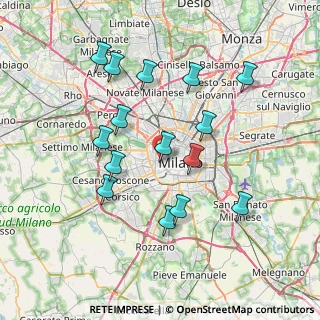 Mappa Via Mauri Angelo, 20144 Milano MI, Italia (7.25133)