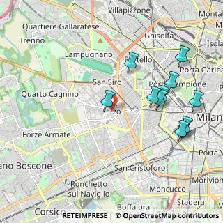 Mappa Via Privata Poggibonsi, 20146 Milano MI, Italia (2.17545)