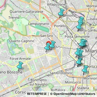 Mappa Via Privata Poggibonsi, 20146 Milano MI, Italia (2.65857)