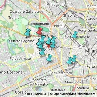 Mappa Via Privata Poggibonsi, 20146 Milano MI, Italia (1.31)