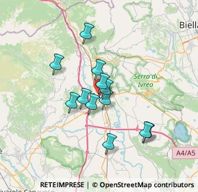 Mappa Via Camillo Arduino, 10015 Ivrea TO, Italia (5.35)