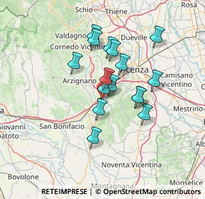 Mappa Via dei Platani, 36040 Brendola VI, Italia (10.84313)