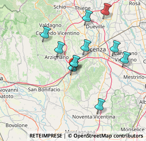 Mappa Via dei Platani, 36040 Brendola VI, Italia (12.94455)