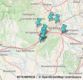 Mappa Via dei Platani, 36040 Brendola VI, Italia (8.05)