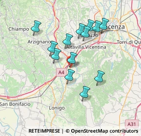 Mappa Via dei Platani, 36040 Brendola VI, Italia (6.37846)