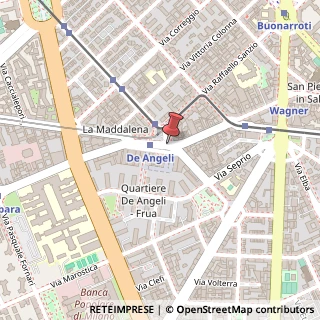 Mappa Piazza Ernesto De Angeli,  2, 20146 Milano, Milano (Lombardia)