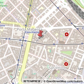 Mappa Via Aurelio Saffi,  29, 20123 Milano, Milano (Lombardia)