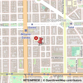 Mappa Via Archimede,  86, 20129 Milano, Milano (Lombardia)