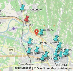 Mappa Via Preare, 37124 Verona VR, Italia (2.60176)