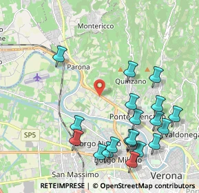 Mappa Via Preare, 37124 Verona VR, Italia (2.387)